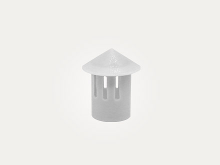 透氣帽白色
